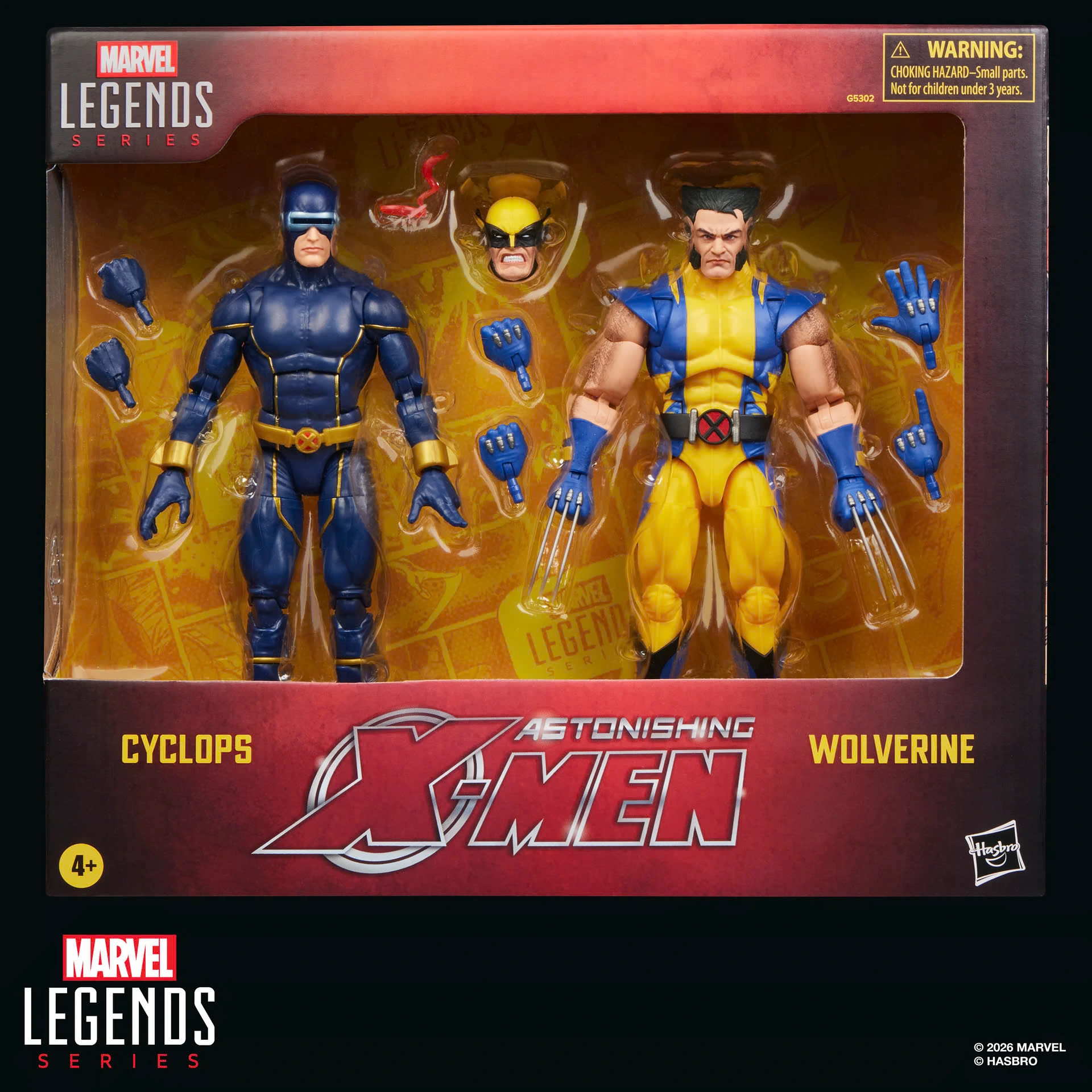Astonishing X-Men Marvel Legends Wolverine & Cyclops 2-Pack Action Figure