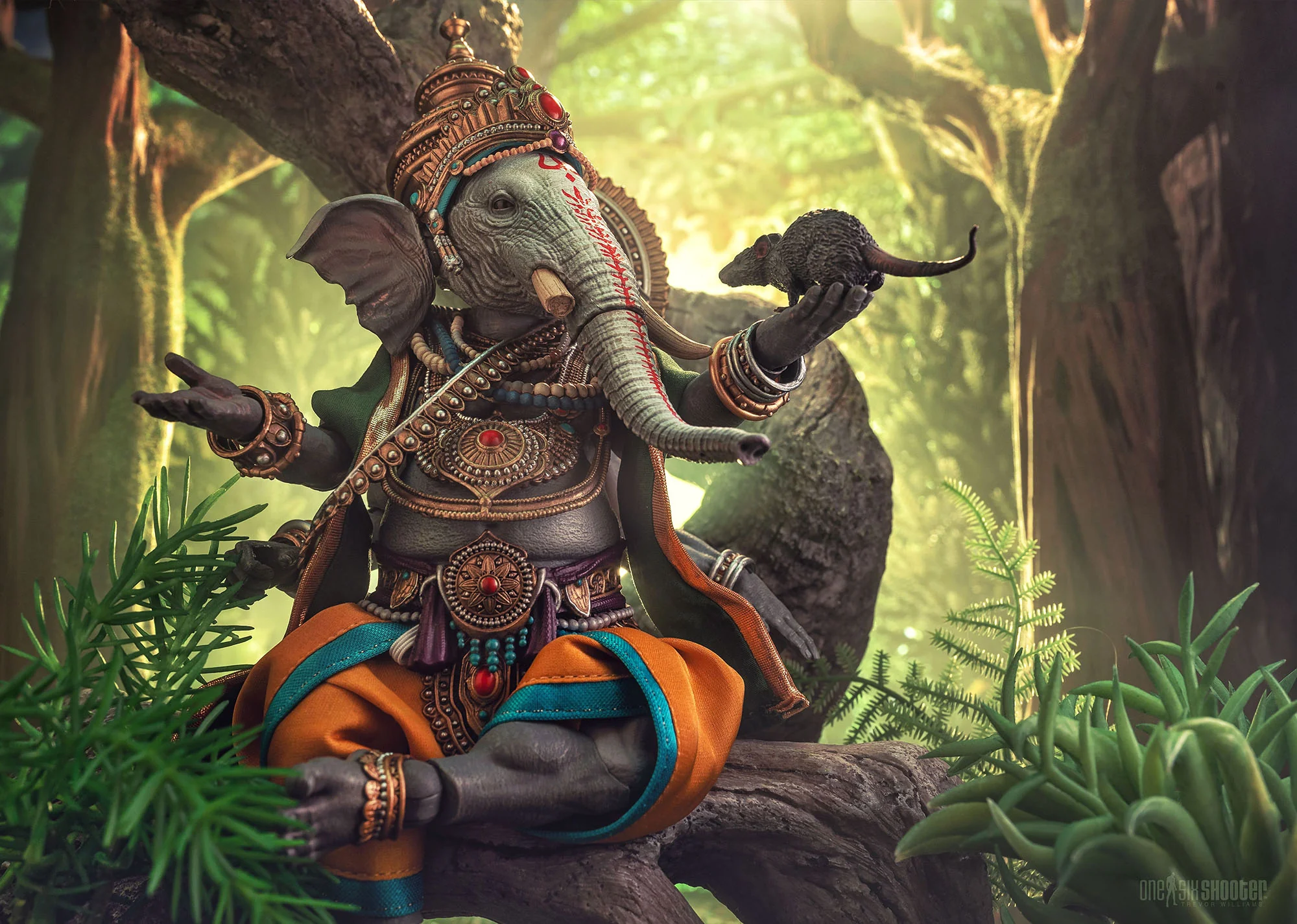 Figura Obscura: Ganesha Action Figure 1/12 Scale - Image 3