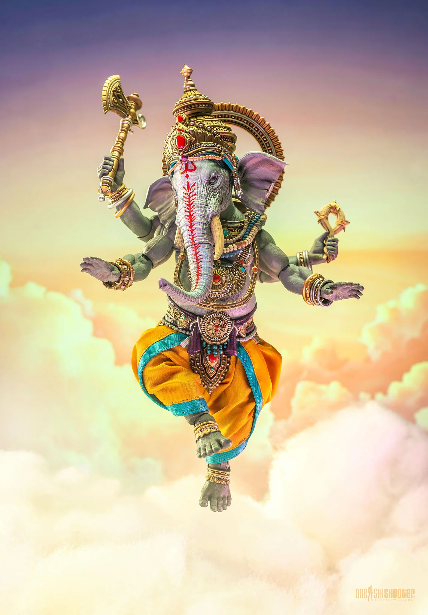 Figura Obscura: Ganesha Action Figure 1/12 Scale - Image 4
