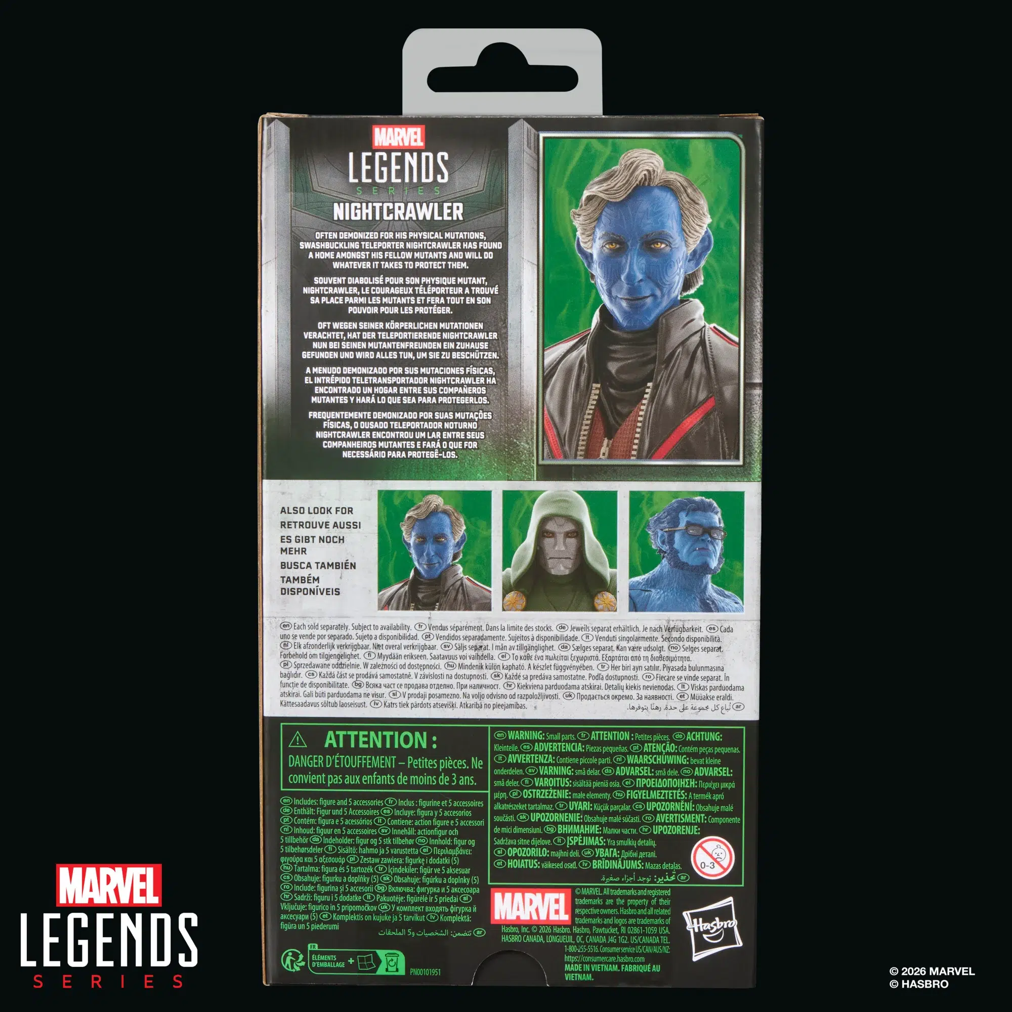 Avengers: Doomsday Marvel Legends Nightcrawler Action Figure - Image 10