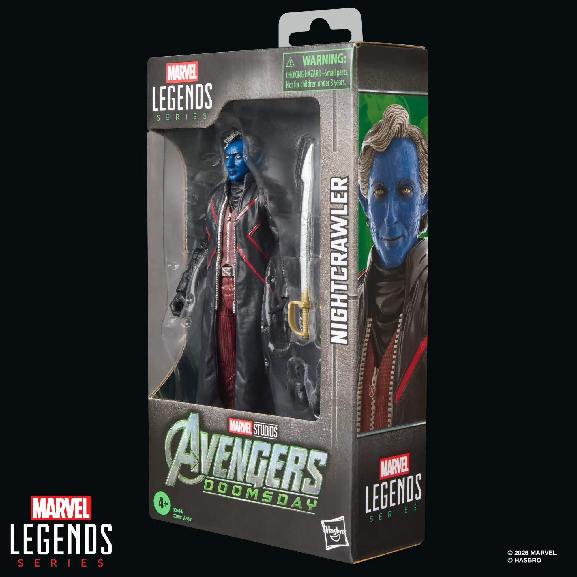 Avengers: Doomsday Marvel Legends Nightcrawler Action Figure - Image 9