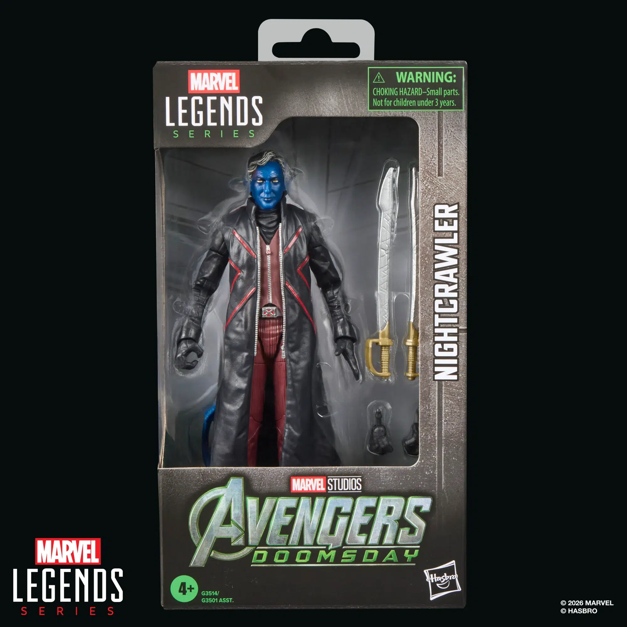 Avengers: Doomsday Marvel Legends Nightcrawler Action Figure - Image 8