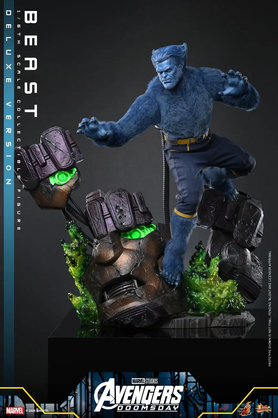 Avengers: Doomsday MMS921 Beast (Deluxe Ver.) 1/6th Scale Collectible Figure - Image 10