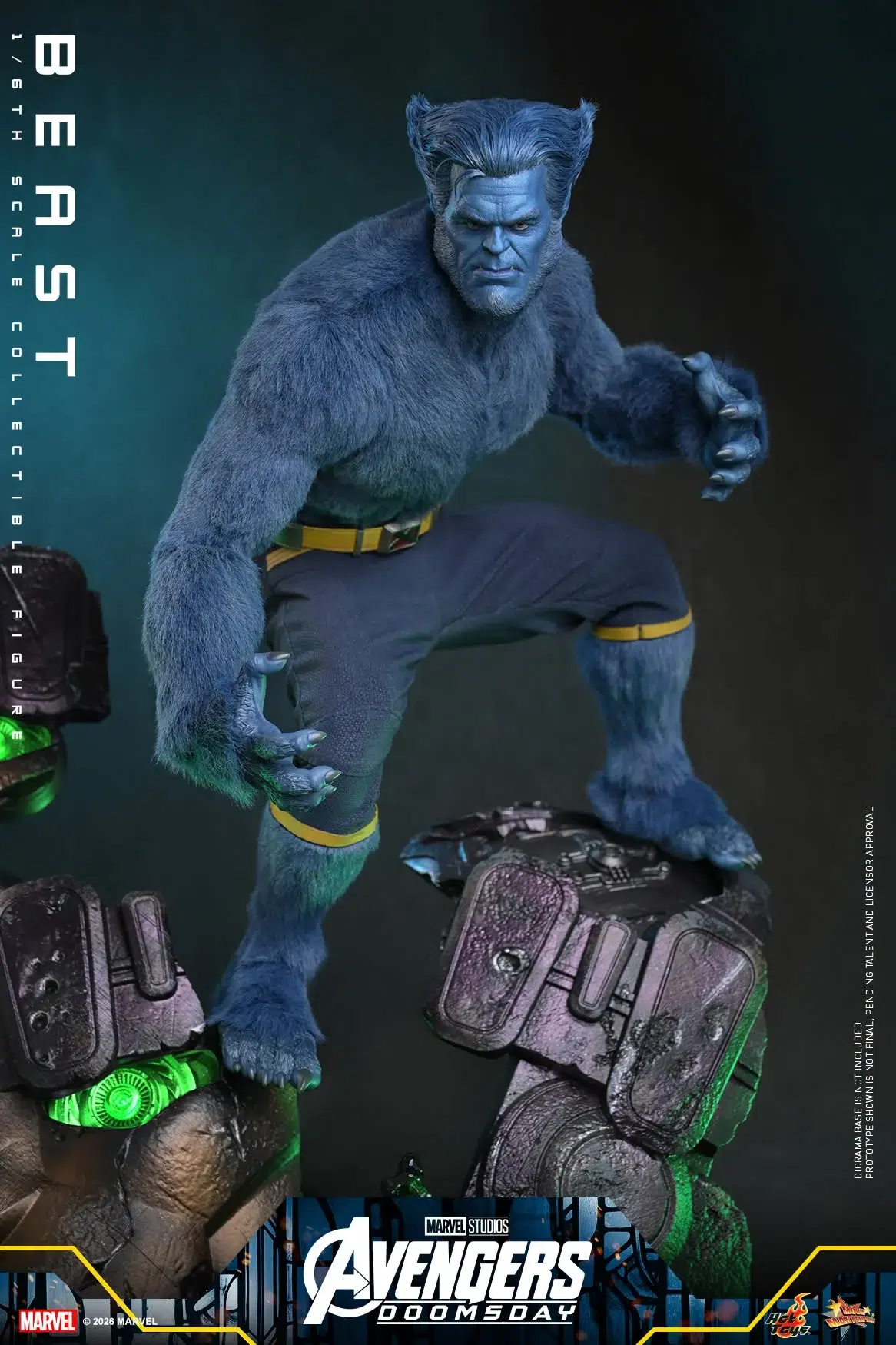 Avengers: Doomsday MMS921 Beast (Deluxe Ver.) 1/6th Scale Collectible Figure - Image 9