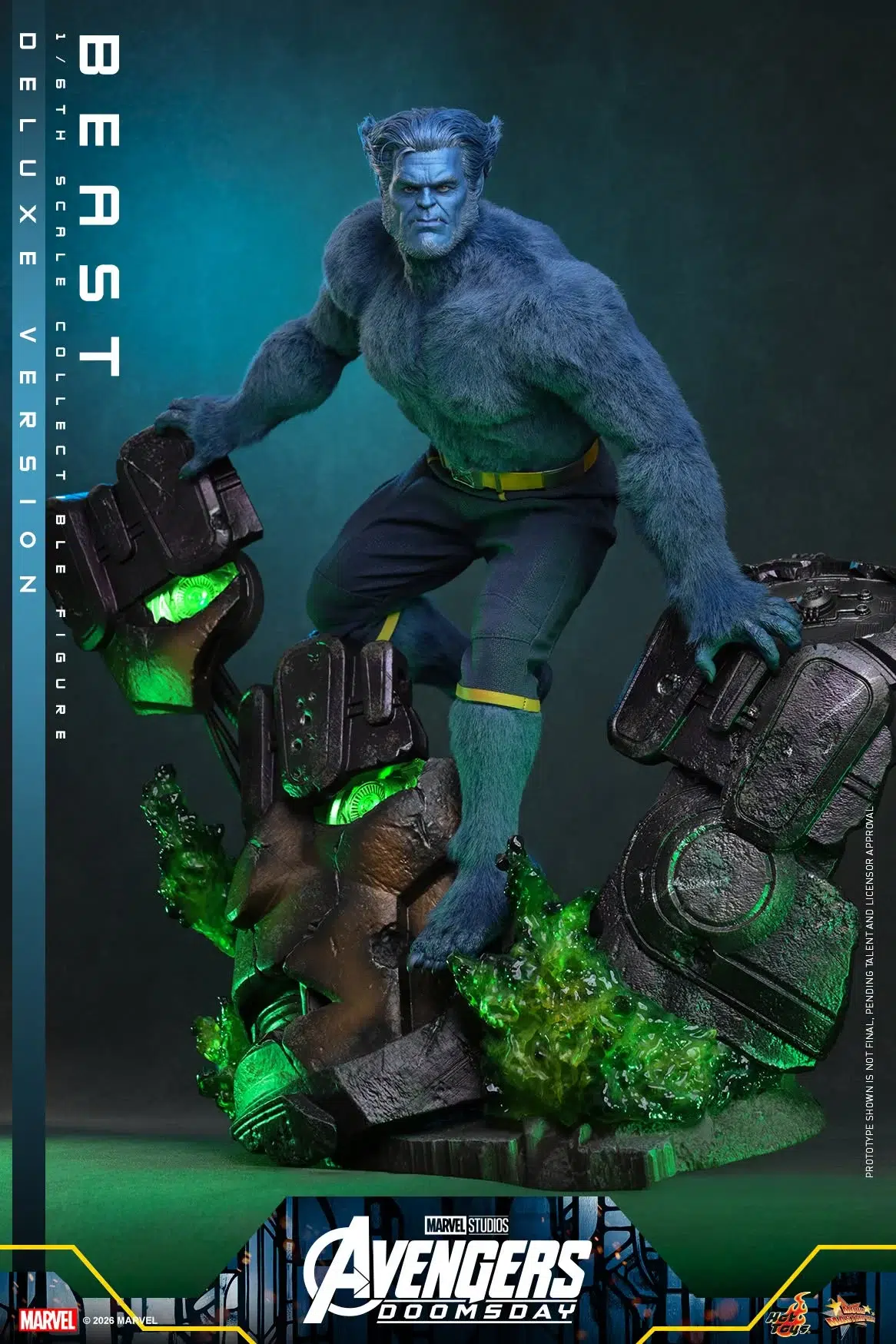 Avengers: Doomsday MMS921 Beast (Deluxe Ver.) 1/6th Scale Collectible Figure - Image 8