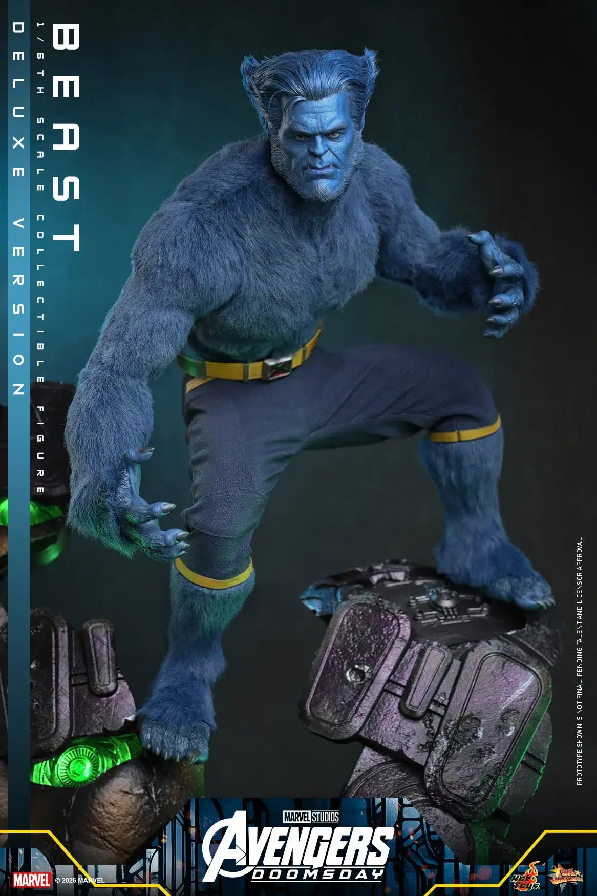 Avengers: Doomsday MMS921 Beast (Deluxe Ver.) 1/6th Scale Collectible Figure - Image 7