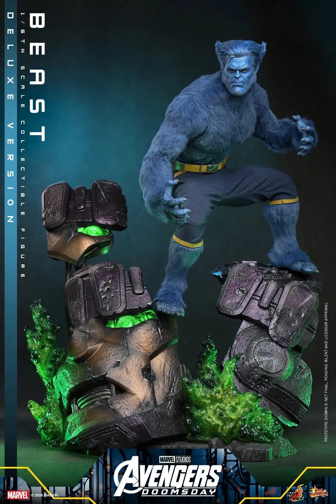 Avengers: Doomsday MMS921 Beast (Deluxe Ver.) 1/6th Scale Collectible Figure - Image 6