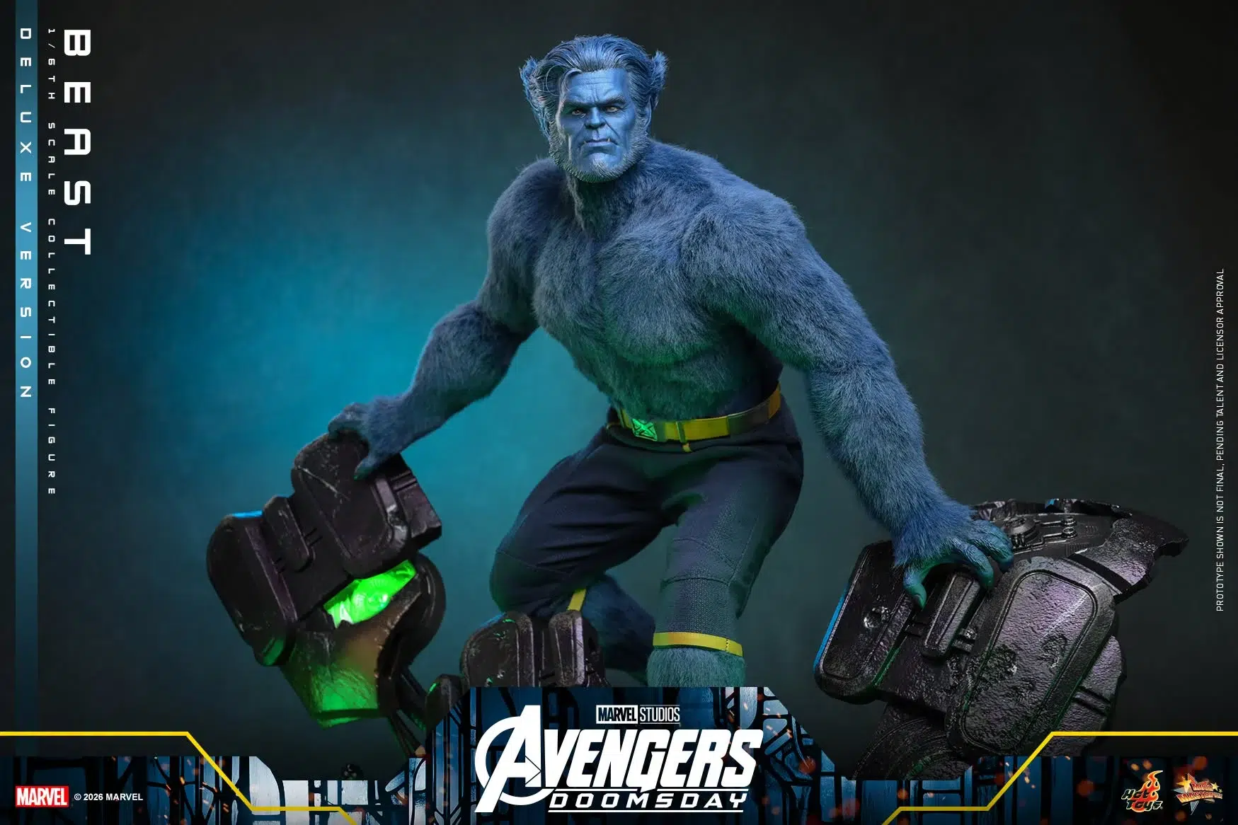 Avengers: Doomsday MMS921 Beast (Deluxe Ver.) 1/6th Scale Collectible Figure - Image 5