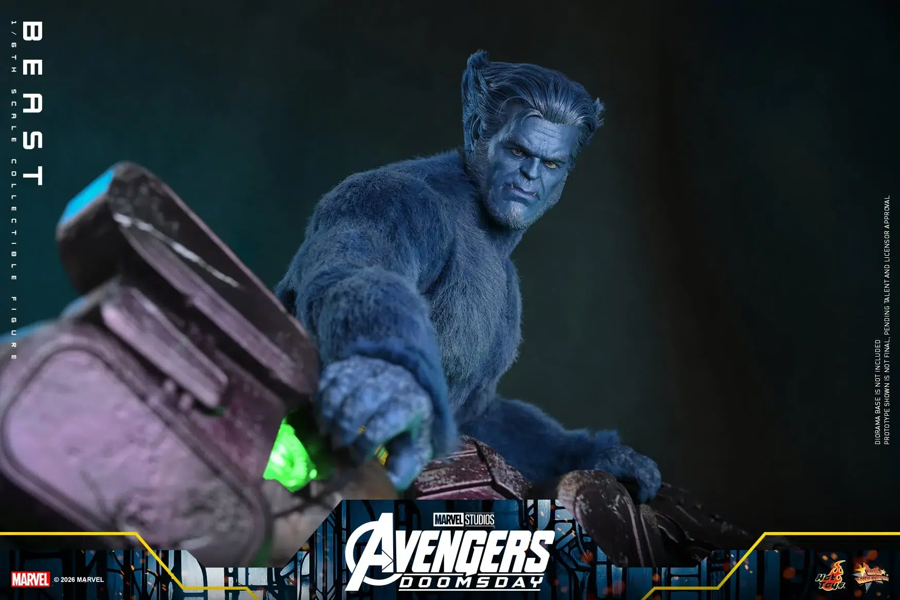 Avengers: Doomsday MMS921 Beast (Deluxe Ver.) 1/6th Scale Collectible Figure - Image 4