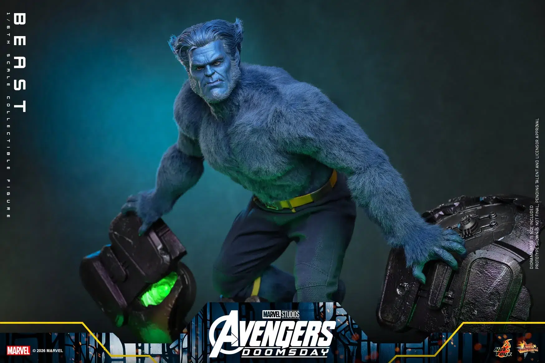 Avengers: Doomsday MMS921 Beast (Deluxe Ver.) 1/6th Scale Collectible Figure - Image 3