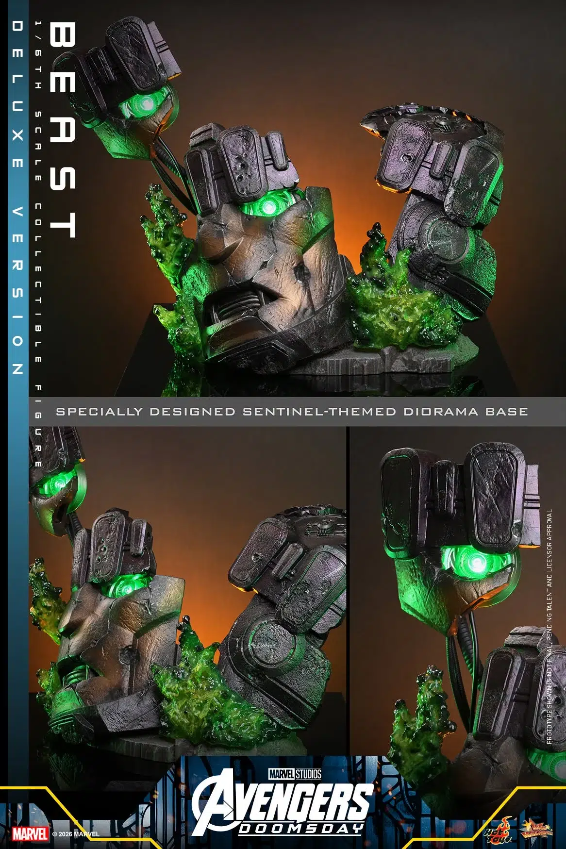 Avengers: Doomsday MMS921 Beast (Deluxe Ver.) 1/6th Scale Collectible Figure - Image 23