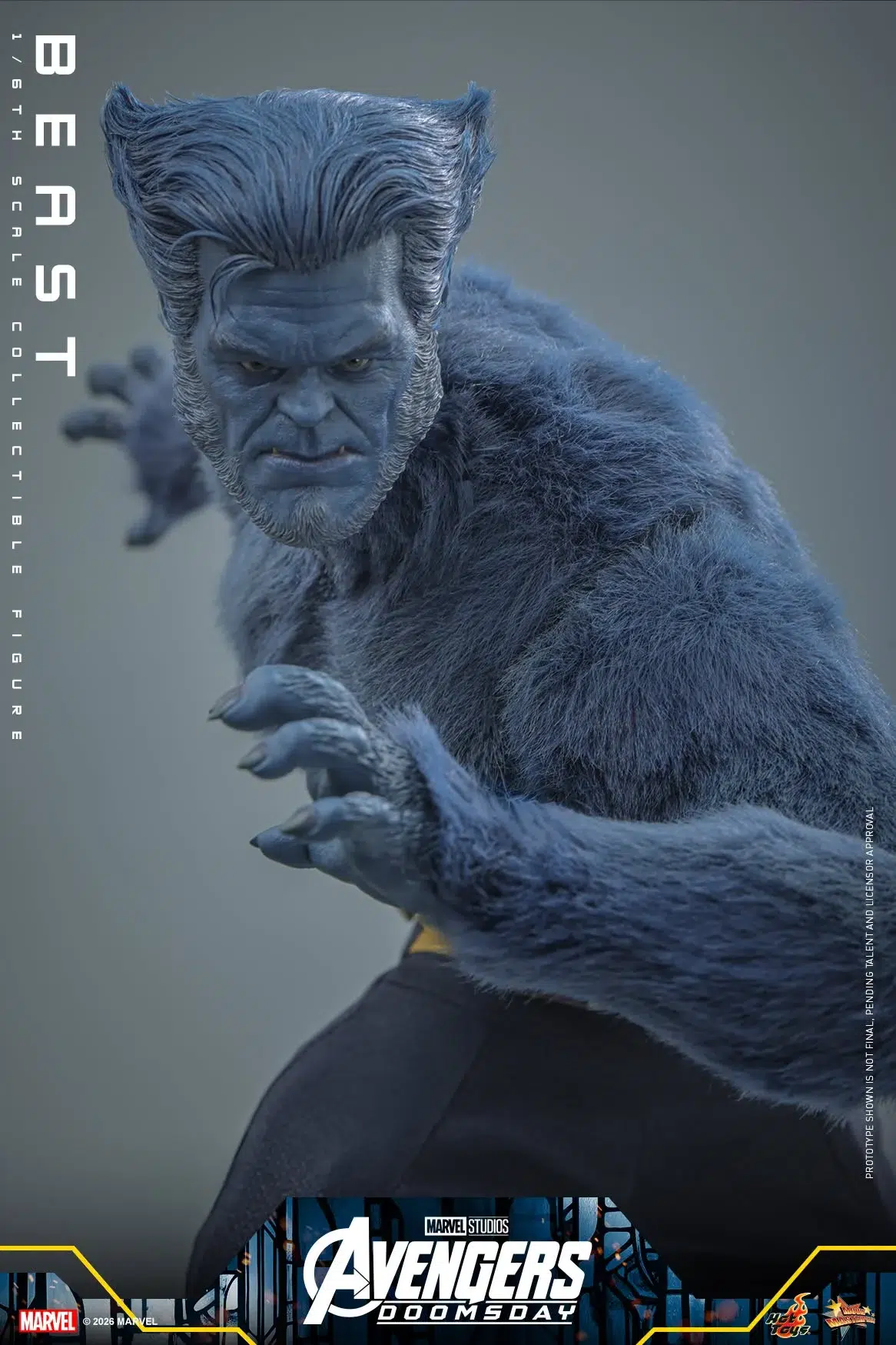 Avengers: Doomsday MMS921 Beast (Deluxe Ver.) 1/6th Scale Collectible Figure - Image 18
