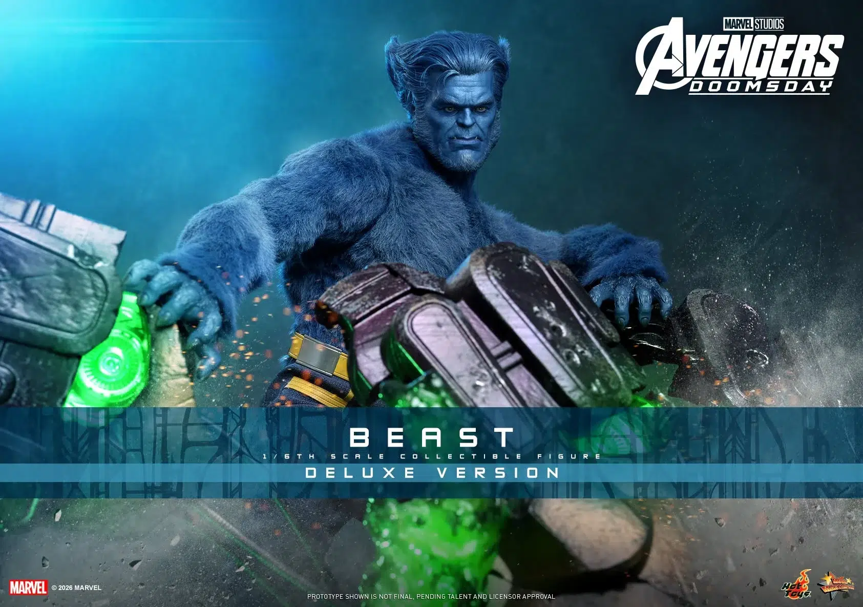 Avengers: Doomsday MMS921 Beast (Deluxe Ver.) 1/6th Scale Collectible Figure