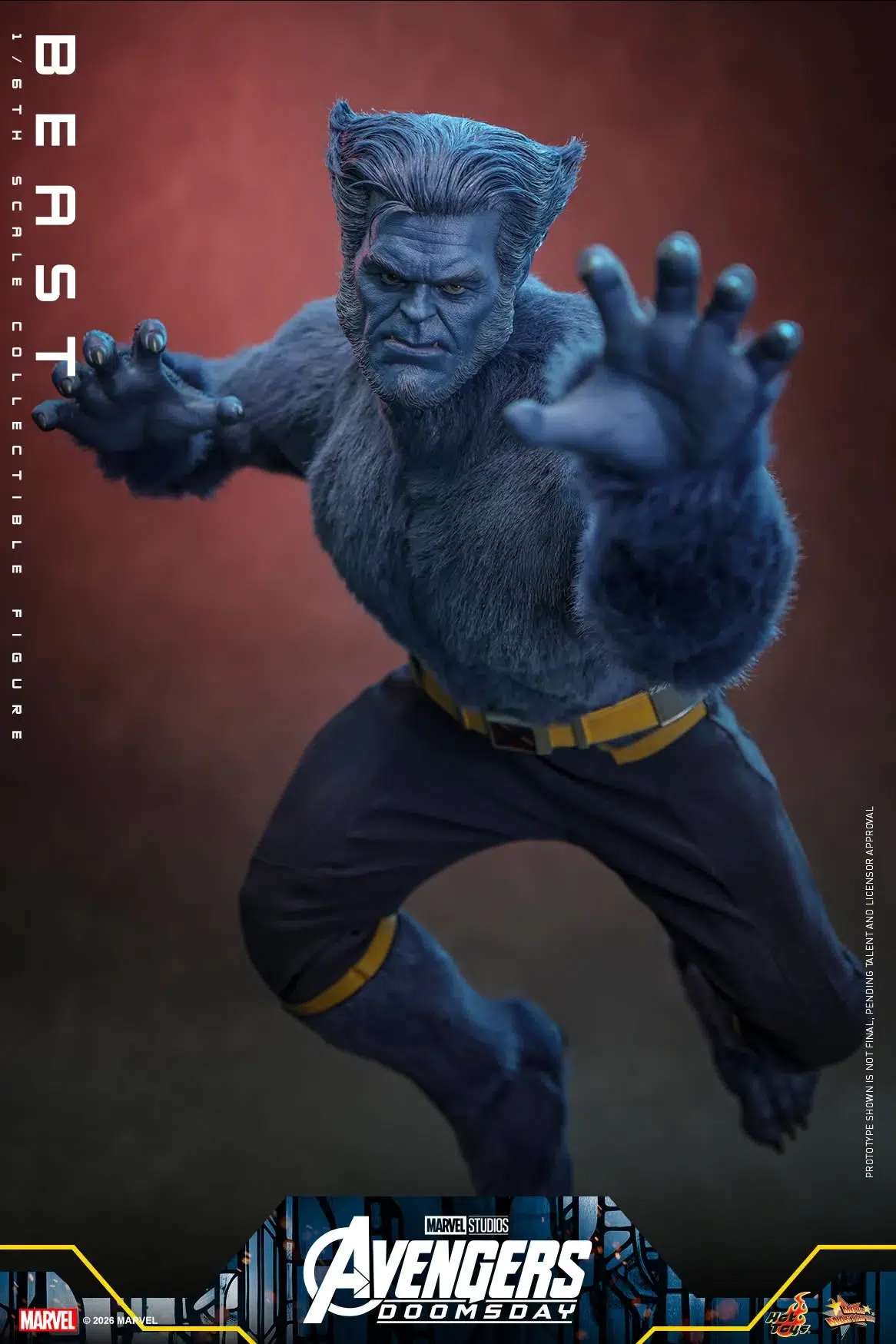 Avengers: Doomsday MMS921 Beast (Deluxe Ver.) 1/6th Scale Collectible Figure - Image 17