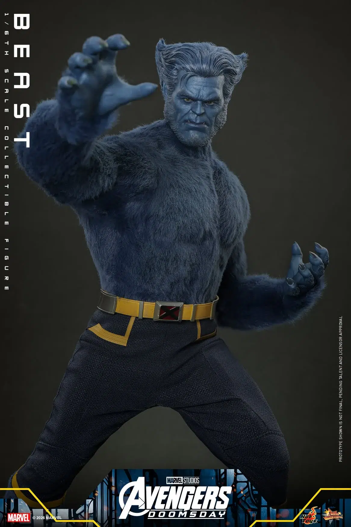 Avengers: Doomsday MMS921 Beast (Deluxe Ver.) 1/6th Scale Collectible Figure - Image 16