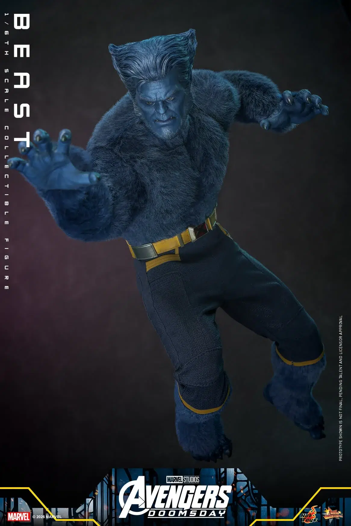 Avengers: Doomsday MMS921 Beast (Deluxe Ver.) 1/6th Scale Collectible Figure - Image 15