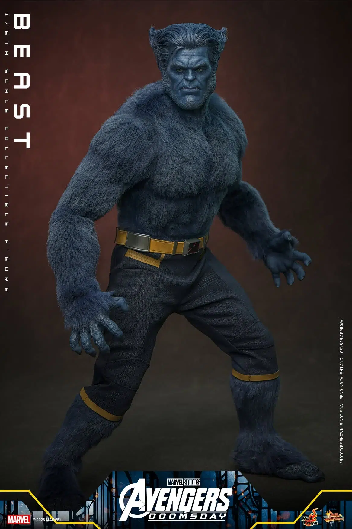 Avengers: Doomsday MMS921 Beast (Deluxe Ver.) 1/6th Scale Collectible Figure - Image 14