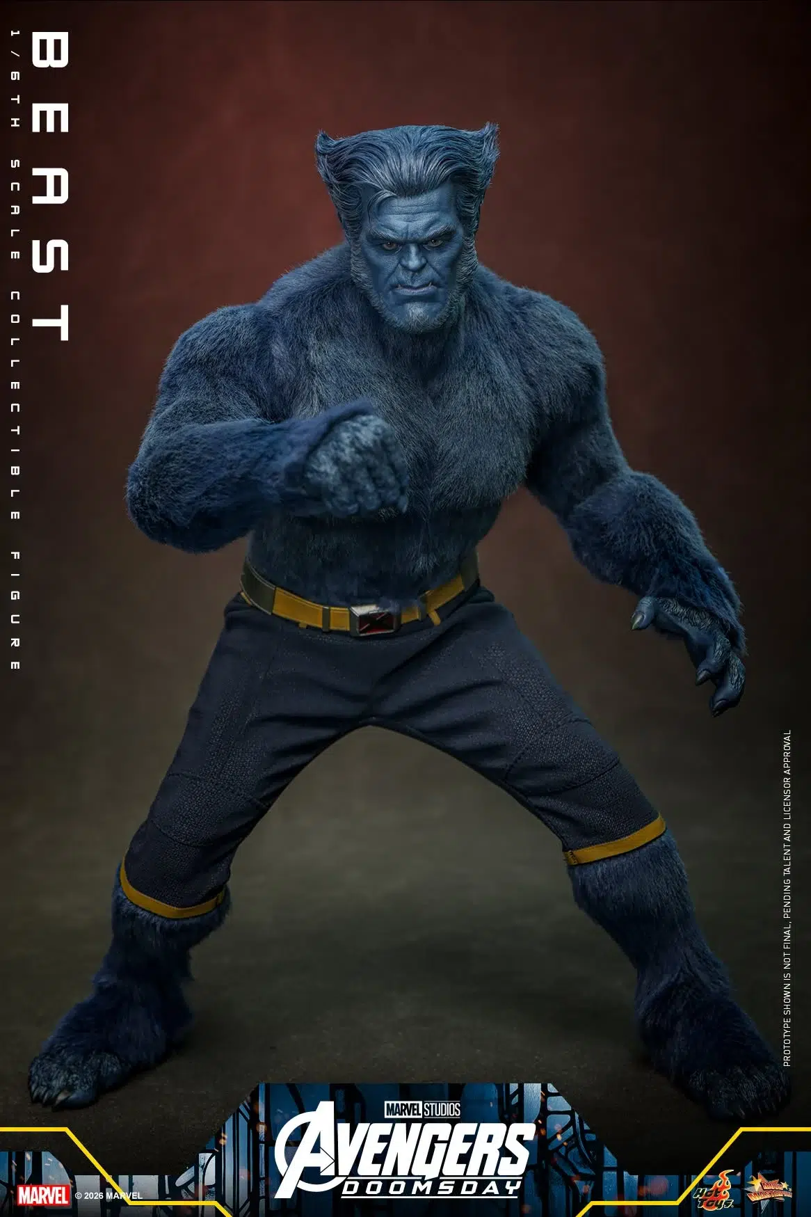 Avengers: Doomsday MMS921 Beast (Deluxe Ver.) 1/6th Scale Collectible Figure - Image 13