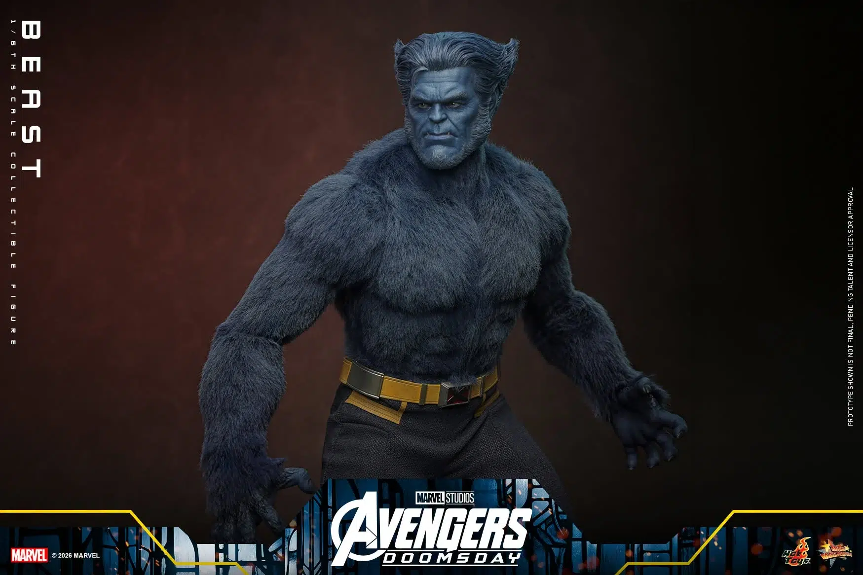 Avengers: Doomsday MMS921 Beast (Deluxe Ver.) 1/6th Scale Collectible Figure - Image 12