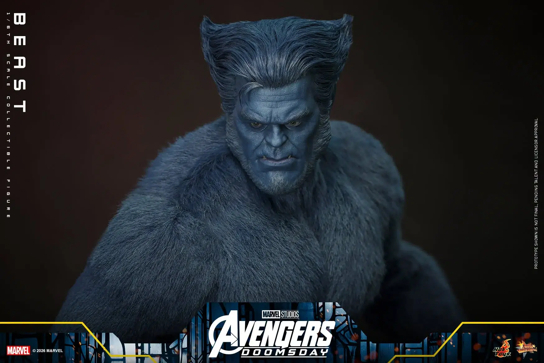 Avengers: Doomsday MMS921 Beast (Deluxe Ver.) 1/6th Scale Collectible Figure - Image 11